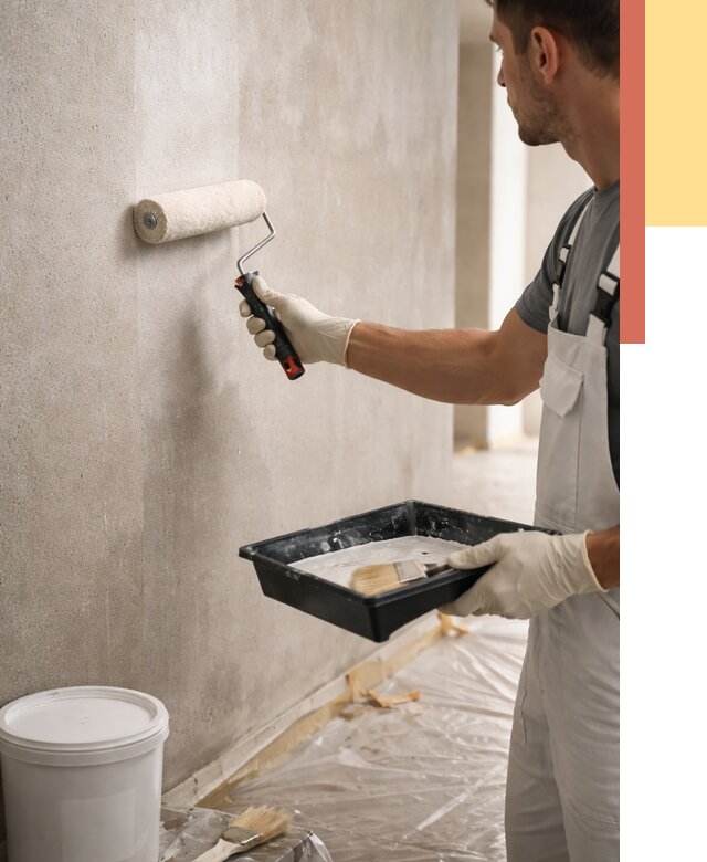 Грунтовка стен в Малоярославце от 2275 руб. м2 — быстро, недорого, с материалом | ОТДЕЛОЧНИК-Млр