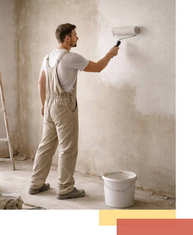 Грунтовка стен под отделку в Малоярославце профессиональным раствором