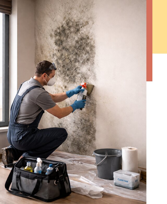 Удаление плесени со стен в Малоярославце от 2224 руб. — быстро и недорого | ОТДЕЛОЧНИК-Млр