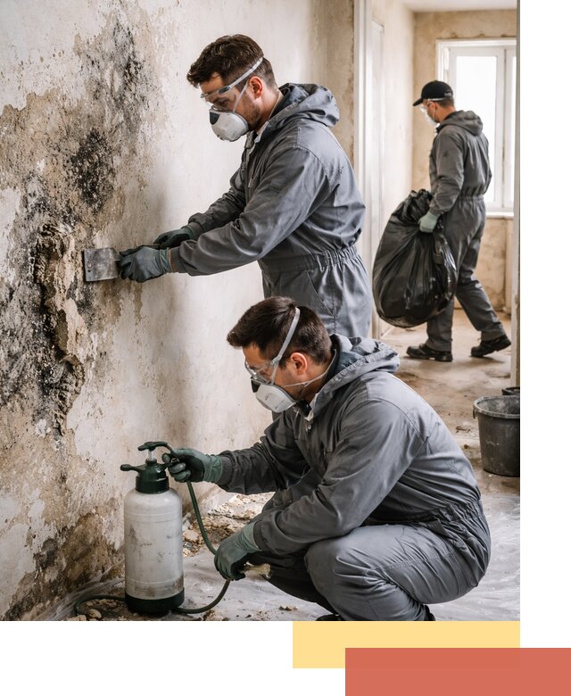 Удаление плесени со стен профессионально в Малоярославце