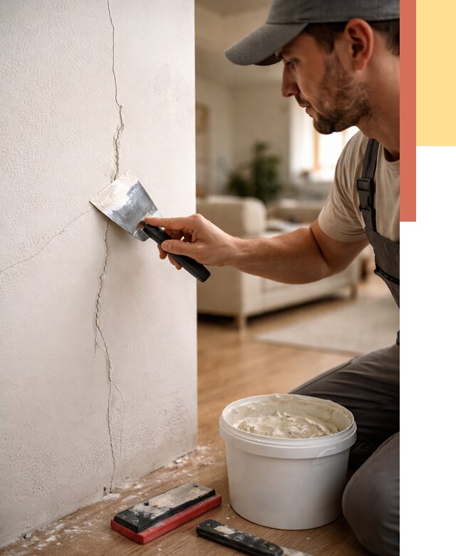 Заделка трещин и сколов в Малоярославце от 2534 руб. — быстро и недорого | ОТДЕЛОЧНИК-Млр