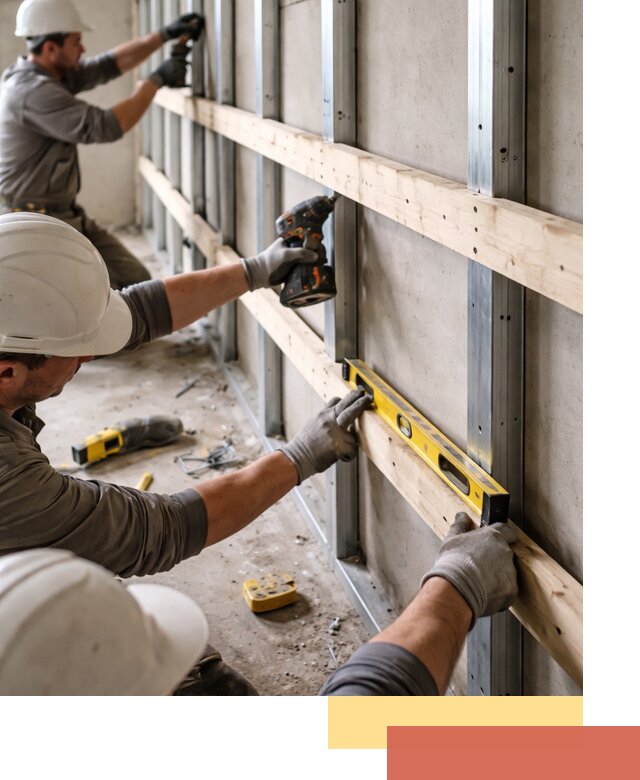 Устройство обрешетки под панели в Малоярославце