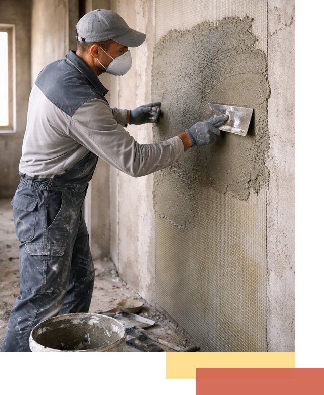 Штукатурка стен по сетке в Малоярославце под ключ качественно и быстро