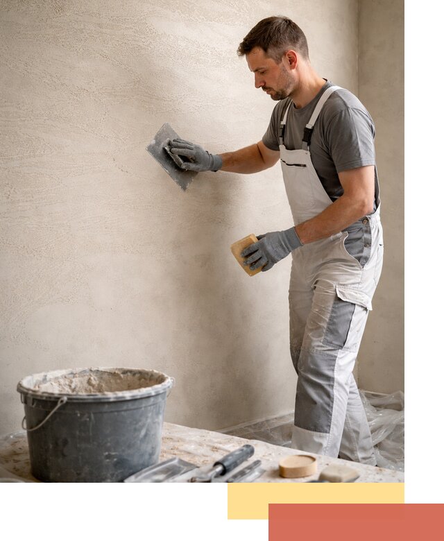 Декоративная штукатурка травертин в Малоярославце для стен и потолков