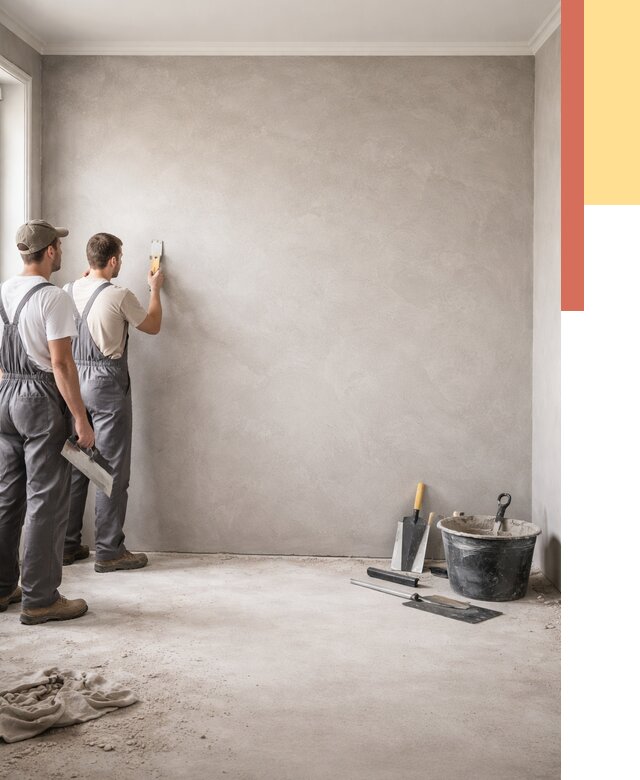 Микробетон на стены в Малоярославце от 1293 руб. — нанесение и отделка | ОТДЕЛОЧНИК-Млр