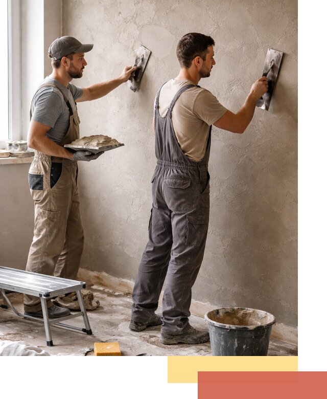 Ремонт декоративной штукатурки и восстановление фактуры в Малоярославце