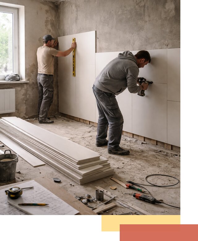 Монтаж ПВХ панелей на стены в Малоярославце качественно и быстро