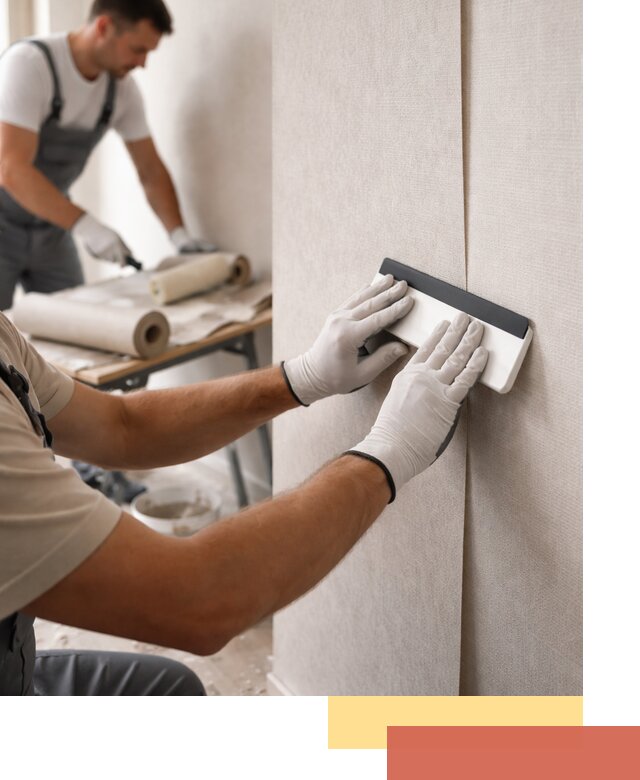 Поклейка обоев под покраску в Малоярославце профессионально и быстро