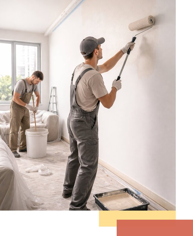 Покраска стен в офисе в Малоярославце — быстрый и качественный ремонт