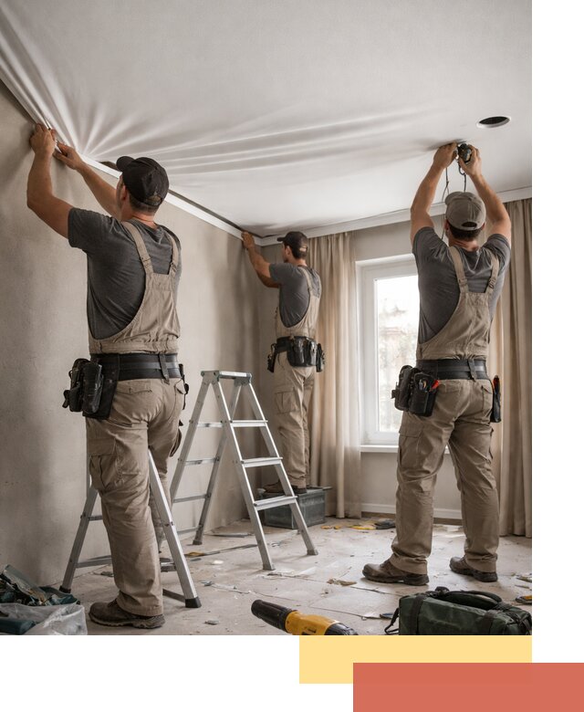 Монтаж матового натяжного потолка в Малоярославце качественно и быстро