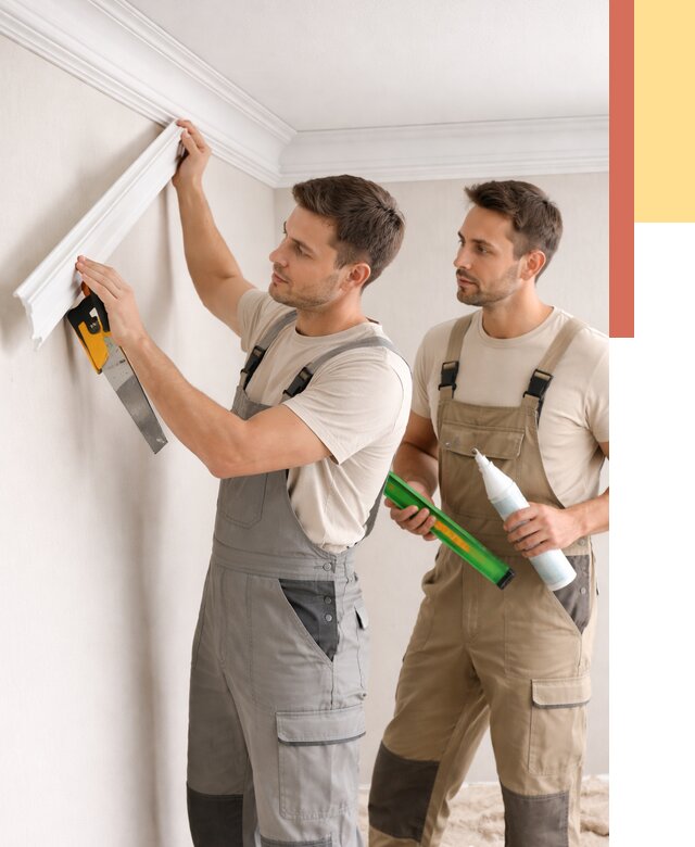 Монтаж потолочного плинтуса в Малоярославце от 2379 руб. — быстро и недорого | ОТДЕЛОЧНИК-Млр