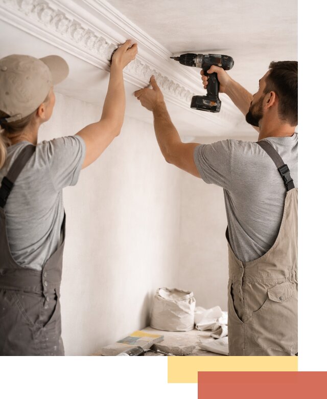 Профессиональный монтаж лепнины на потолок в Малоярославце