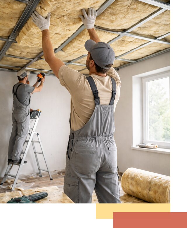 Утепление потолка под ключ в Малоярославце качественно и быстро