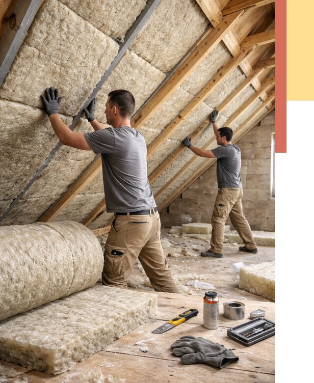 Утепление потолка минватой в Малоярославце от 1500 руб. — быстро и недорого | ОТДЕЛОЧНИК-Млр