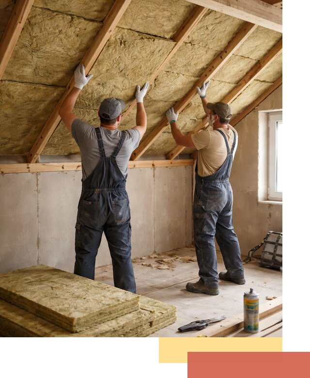 Утепление потолка минеральной ватой в Малоярославце