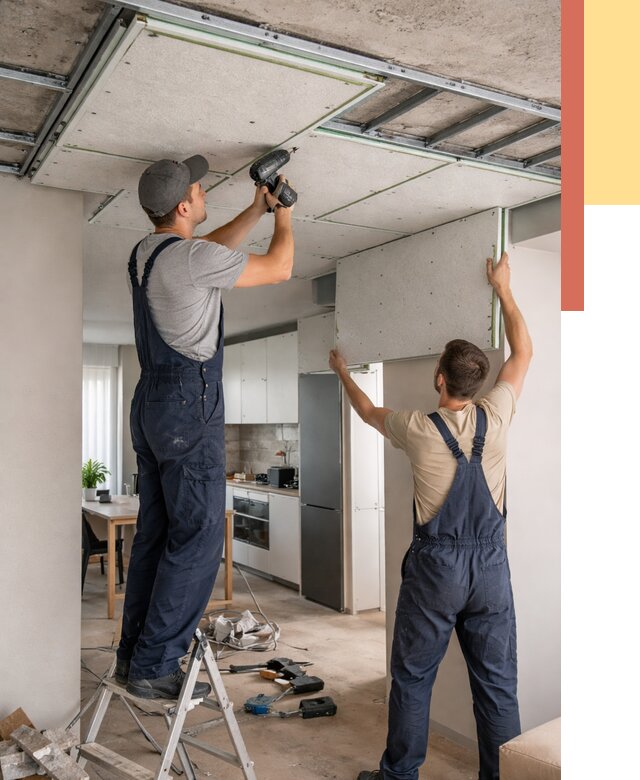 Шумоизоляция потолка панелями зипс в Малоярославце от 1913 руб. под ключ | ОТДЕЛОЧНИК-Млр